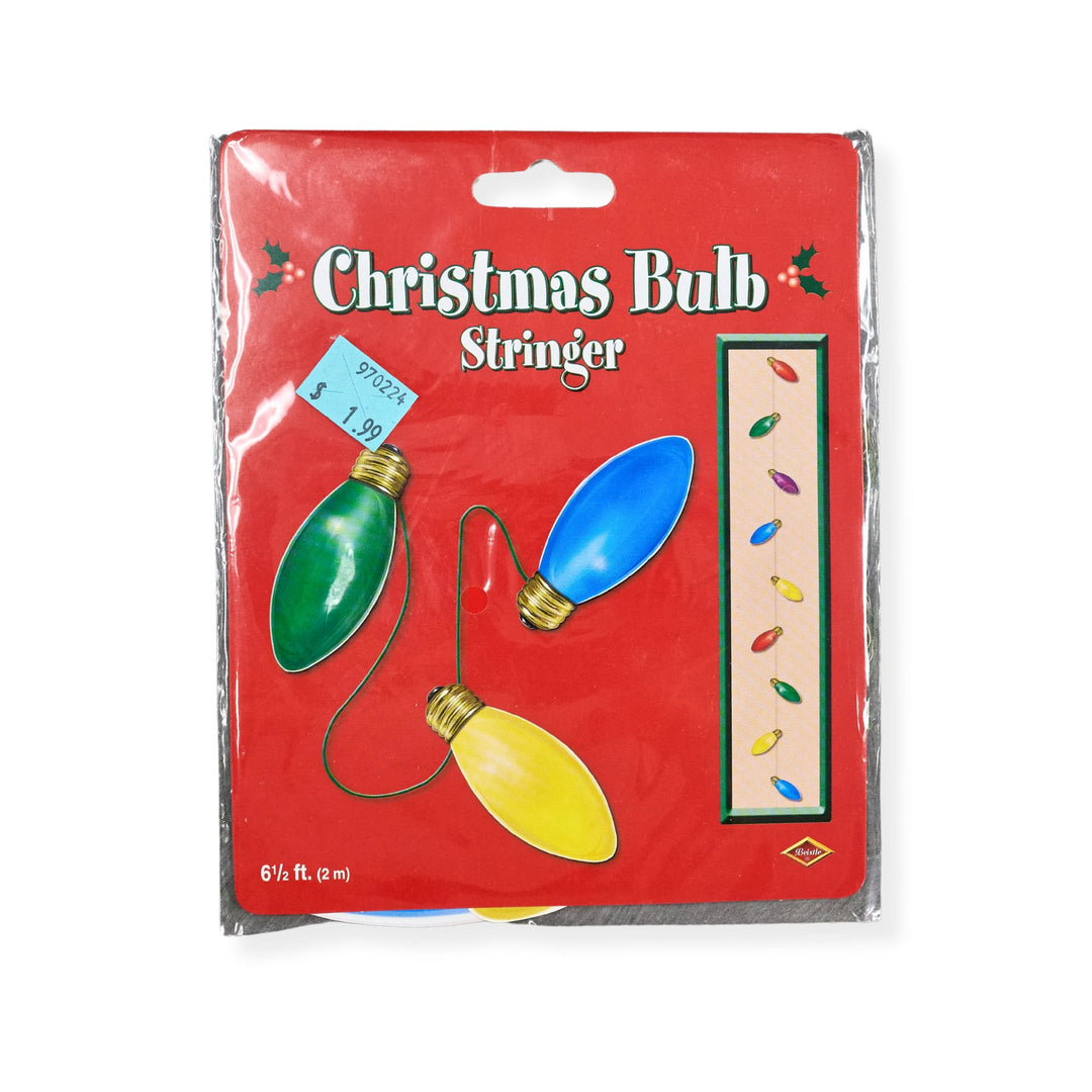 Beistle 6.5' Christmas Bulb Stringer