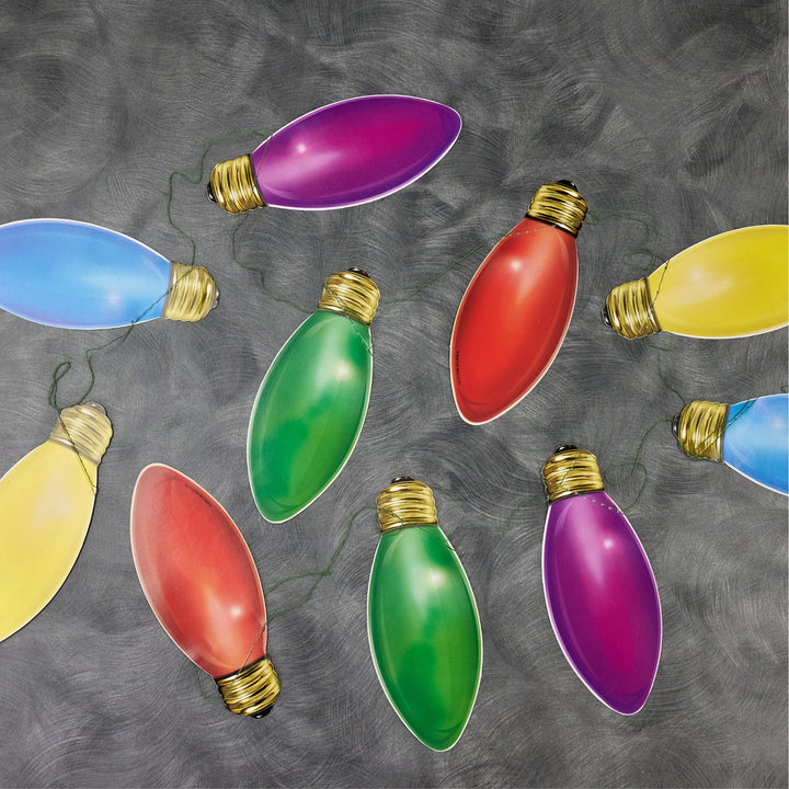 Beistle 6.5' Christmas Bulb Stringer