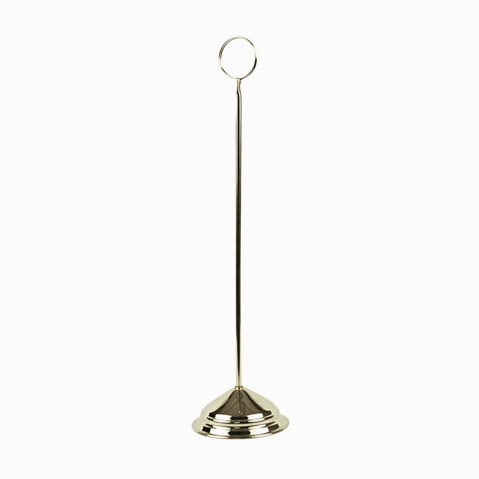 Tablecraft 1318 18" Stainless Steel Heavy Base Number Stand Tablecraft