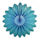 27" Faded Royal Tissue Paper Fan