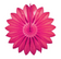 27" Hot Pink Tissue Paper Fan