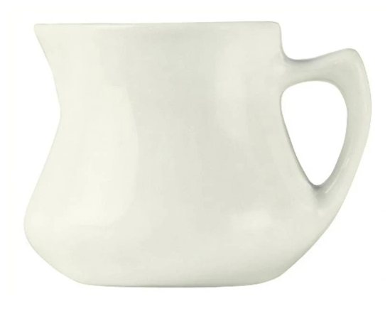 World Tableware PC-4 4.5 oz White Porcelana Creamer World Tableware
