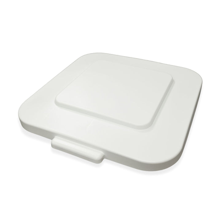 Carlisle 341541-02 40 Gallon White Square Waste Container Lid Carlisle
