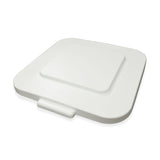 Carlisle 40 Gallon Square Waste Container Lid White
