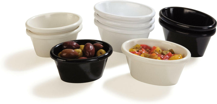 Carlisle S31242 3 oz Oval Bone Ramekin Carlisle