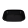 Sabert 123 6" x 8" Black Rectangle Microwavable Bowl