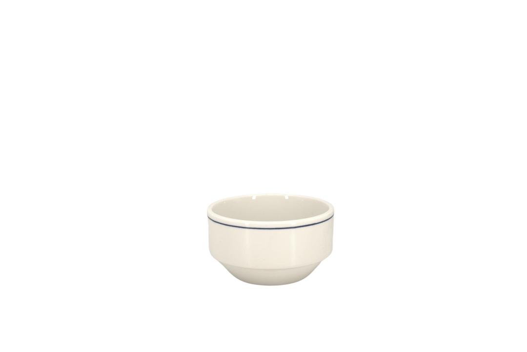 Dudson 3QKM585X Blue Line Stackable Soup Bowl