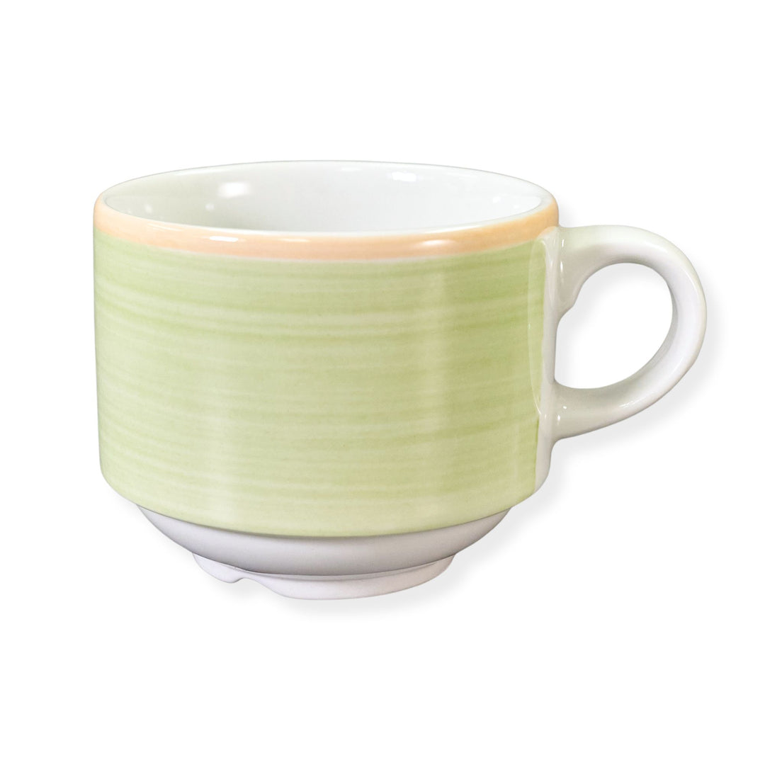 Continental China 7.5 oz Green Stacking Cup