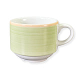Continental China 7.5 oz Green Stacking Cup