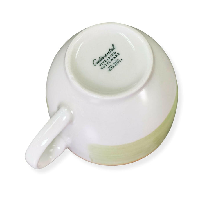Continental China 8 oz Green Teacup Continental China