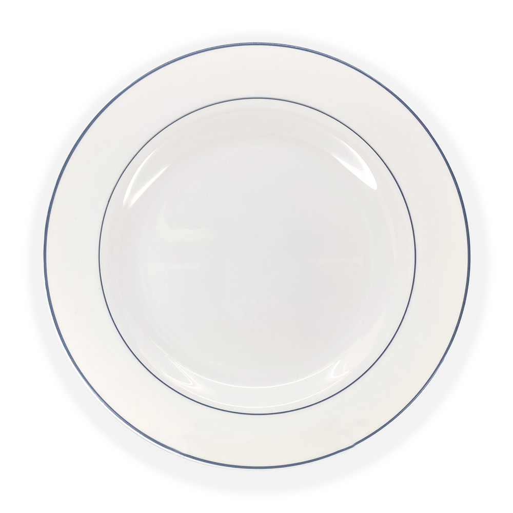 Cardinal 75376 9.375" Reception Grey Band Lunch Plate Cardinal