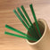 8" Green Triangle Prism Stirrer
