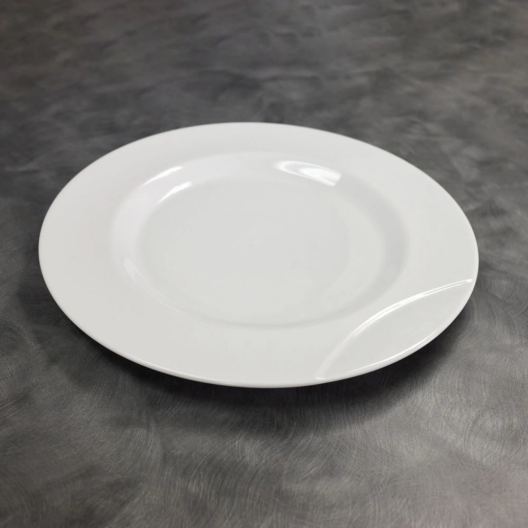 Cardinal R0511 White Ceramic Crunchy 11" Round Plate Cardinal