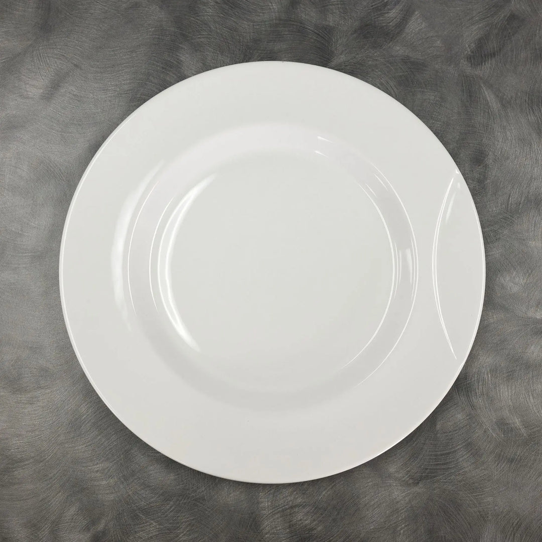 Cardinal R0511 White Ceramic Crunchy 11" Round Plate Cardinal