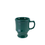 Diversified Ceramics DC125 8 oz Footed Stacking Mug Hunter Green