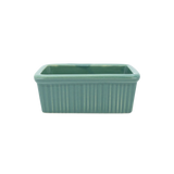 Diversified Ceramics DC20F Fluted Sugar Packet Holder Teal Green