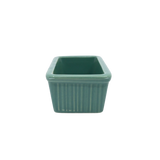 Diversified Ceramics DC20F Fluted Sugar Packet Holder Teal Green