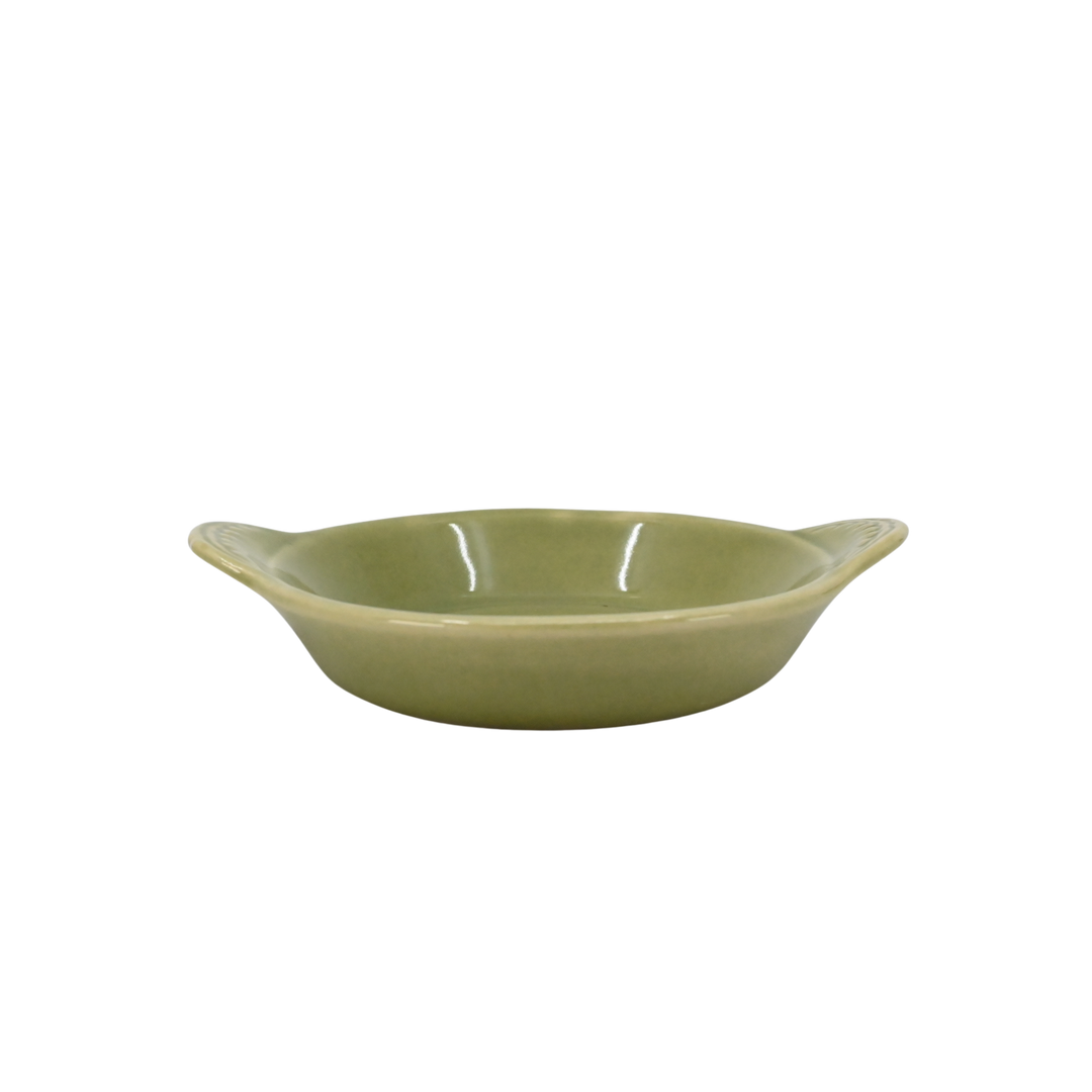 Diversified Ceramics DC431 7 oz Shirred Egg Apple Green