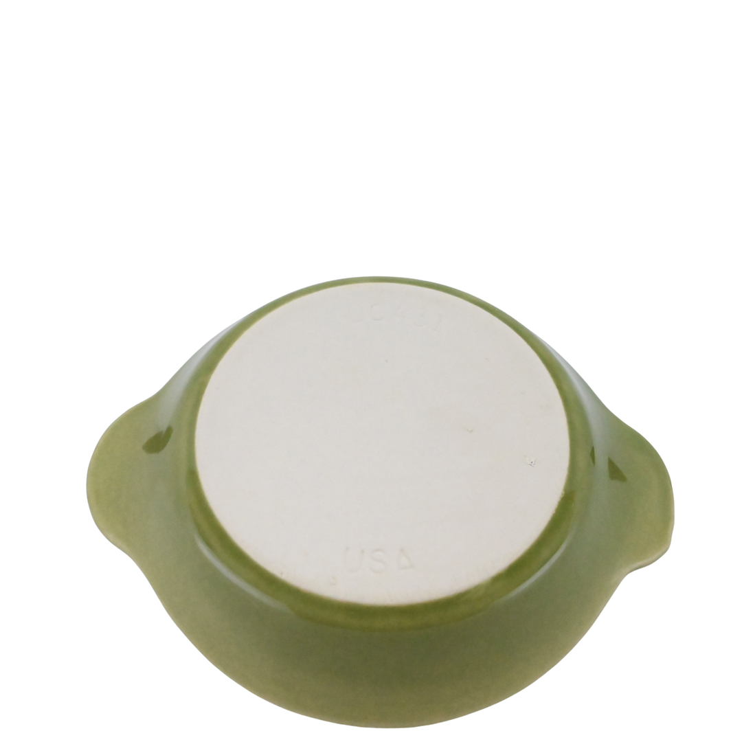 Diversified Ceramics DC431 7 oz Shirred Egg Apple Green