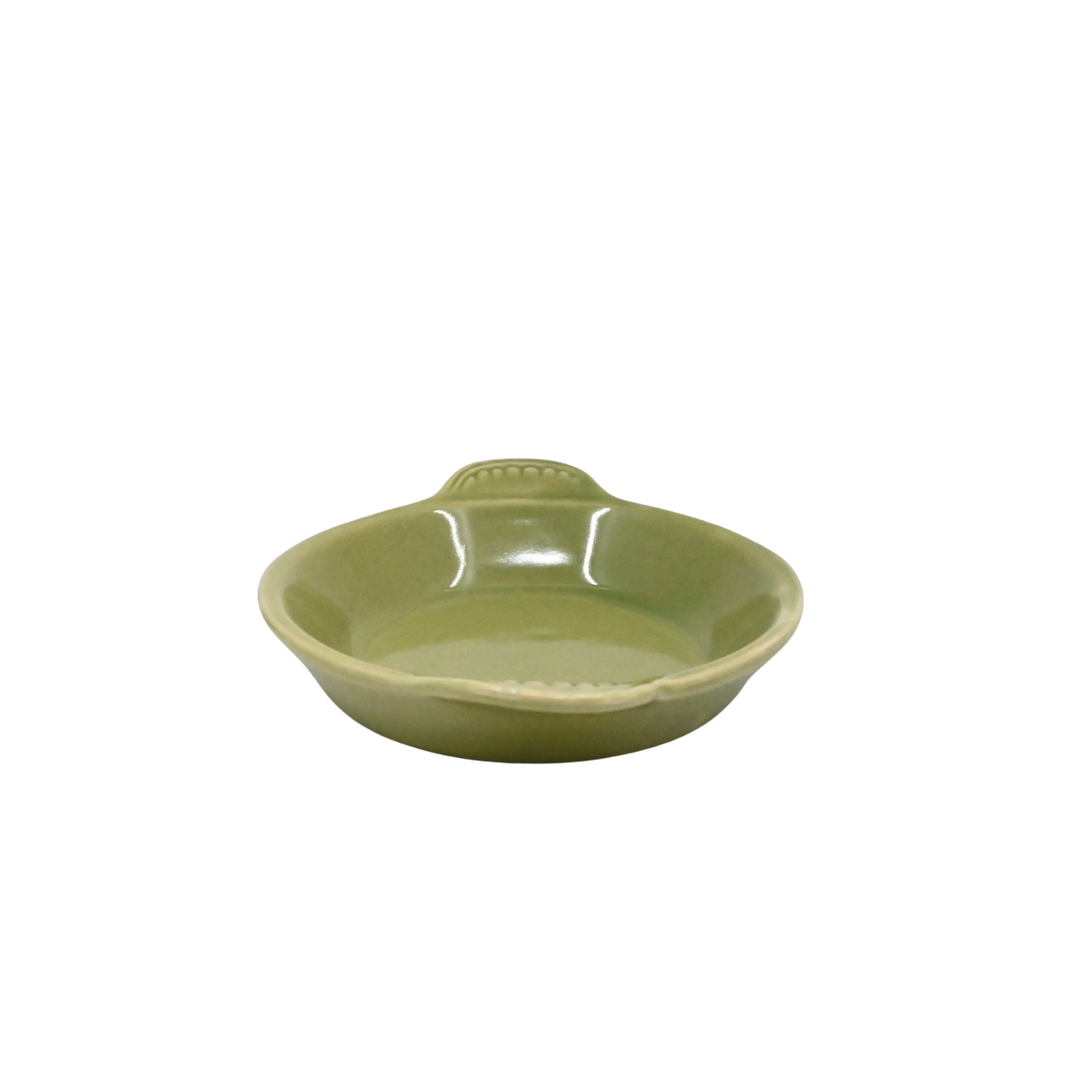 Diversified Ceramics DC431 7 oz Shirred Egg Apple Green