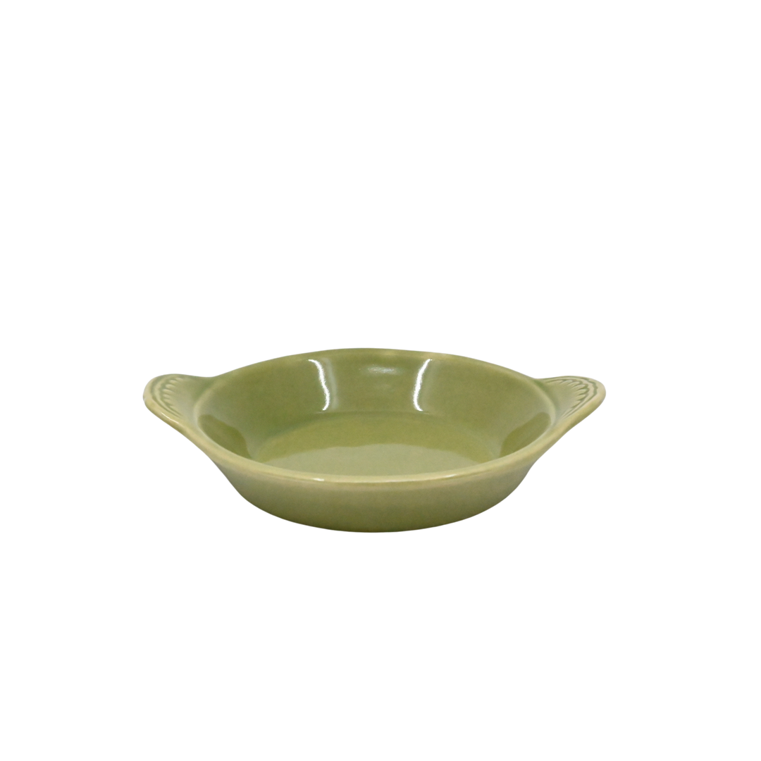 Diversified Ceramics DC431 7 oz Shirred Egg Apple Green