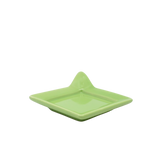 Diversified Ceramics DC892 Kiwi Green Handled Square Plate 4-7/8"