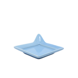 Diversified Ceramics DC892 Powder Blue Handled Square Plate 4-7/8"
