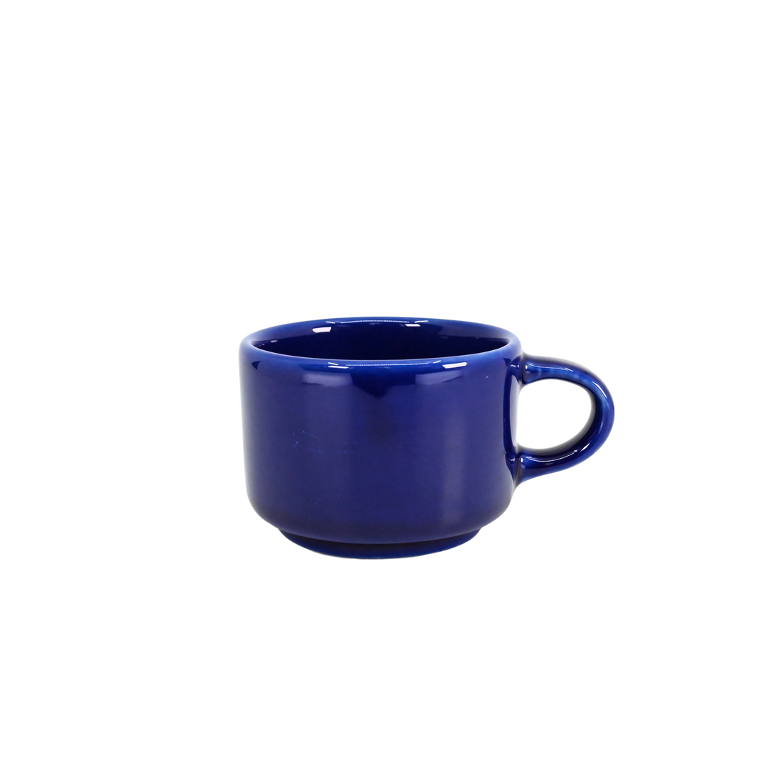 Diversified Ceramics DC137 8 oz Cobalt Blue Stacking Cappuccino Cup