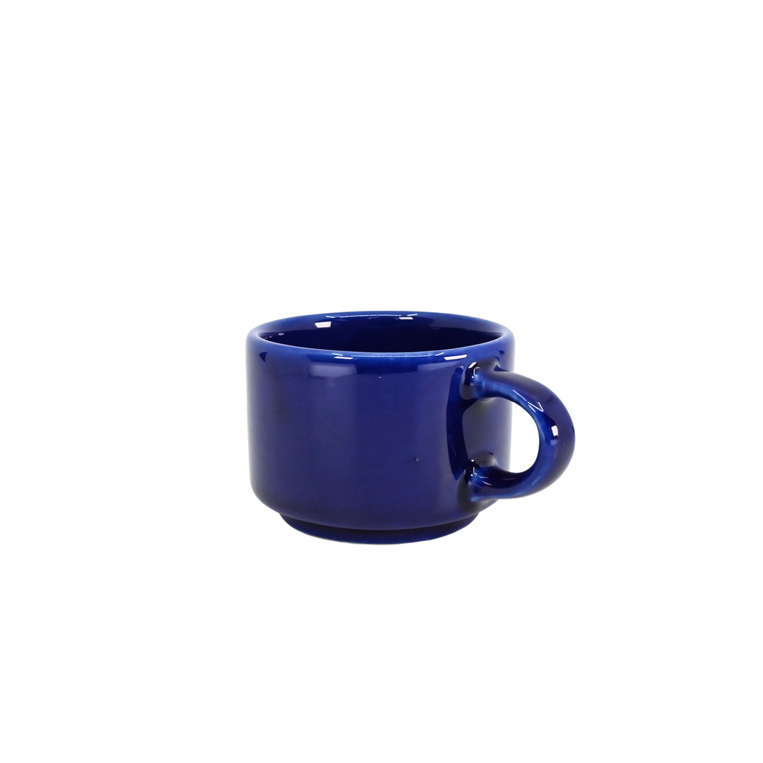 Diversified Ceramics DC137 8 oz Cobalt Blue Stacking Cappuccino Cup