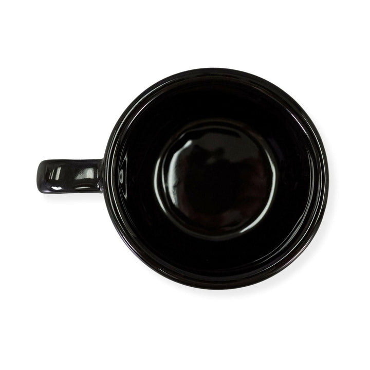 Diversified Ceramics DC137 8 oz Black Stacking Cappuccino Cup Diversified Ceramics