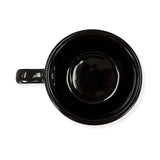 Diversified Ceramics DC137 8 oz Black Stacking Cappuccino Cup