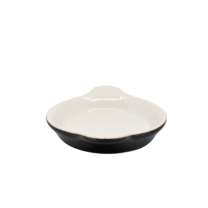 Diversified Ceramics DC433 8 oz Shirred Egg Black and White