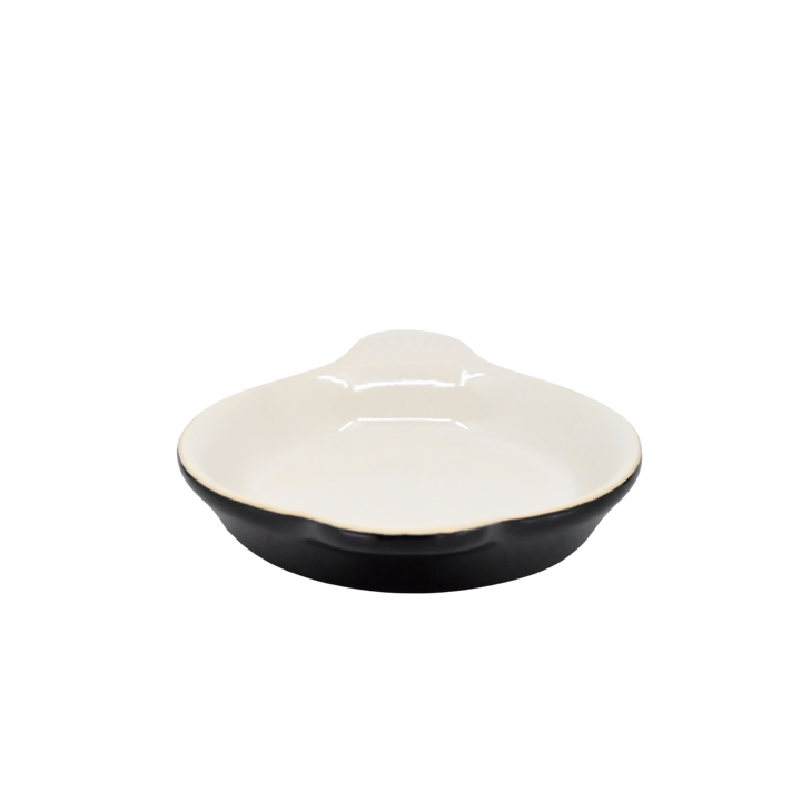 Diversified Ceramics DC433 8 oz Shirred Egg Black and White