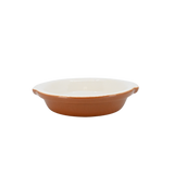 Diversified Ceramics DC435 14 oz Shirred Egg Hotel Brown and White