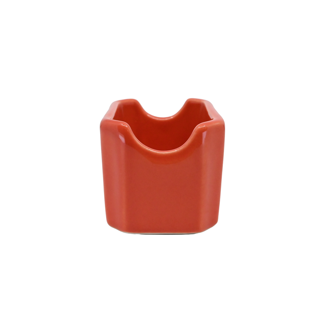 Diversified Ceramics DC20S Fluted Sugar Packet Holder Persimmon