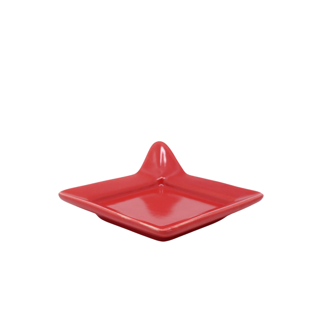 Diversified Ceramics DC892 Salsa Handled Square Plate 4-7/8"