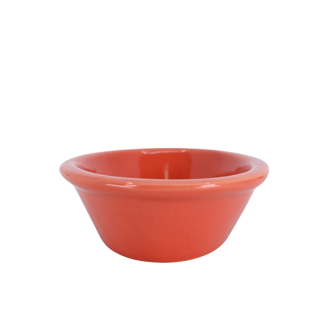 Diversified Ceramics DC536 9 oz Rolled Edge Oval Baker Persimmon