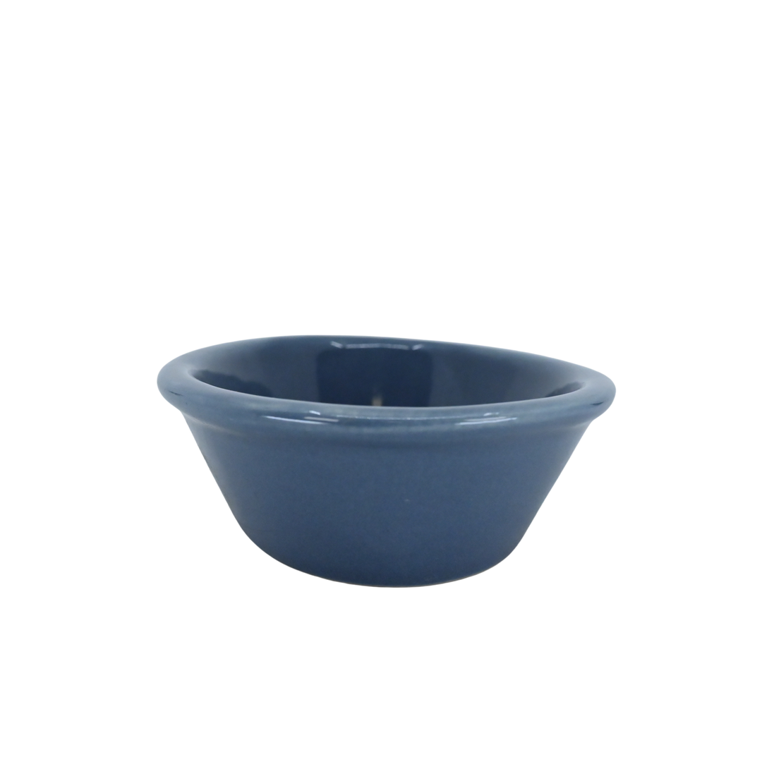 Diversified Ceramics DC536 9 oz Rolled Edge Oval Baker Huckleberry Blue