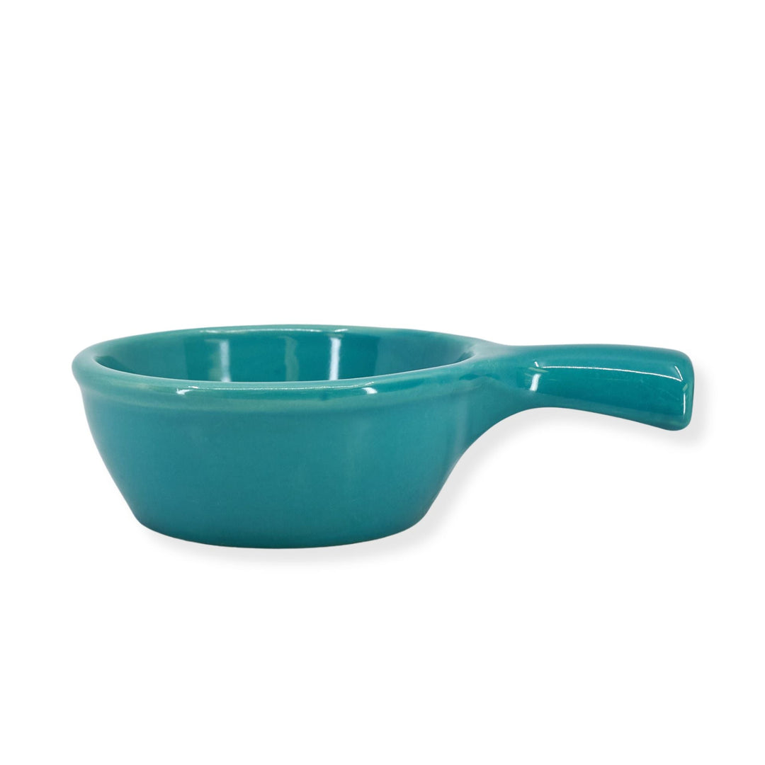 Diversified Ceramics DC14B 9 oz Turquoise Handled Soup Bowl