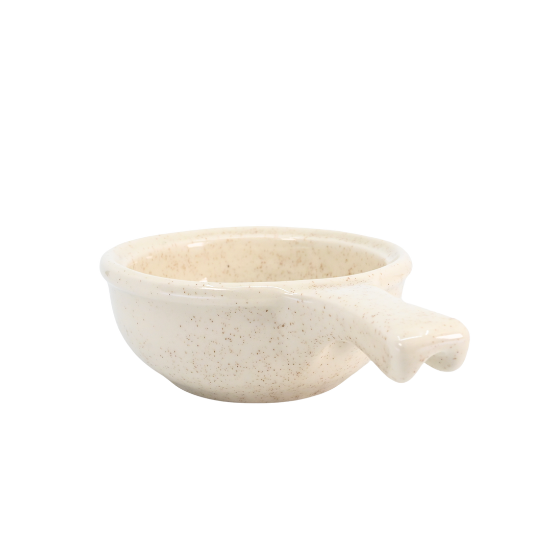 Diversified Ceramics DC26 13 oz Clear Speck Handled Soup Bowl