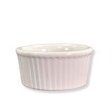 Diversified Ceramics DC845 Ultra White 4.5 oz Fluted Ramekin