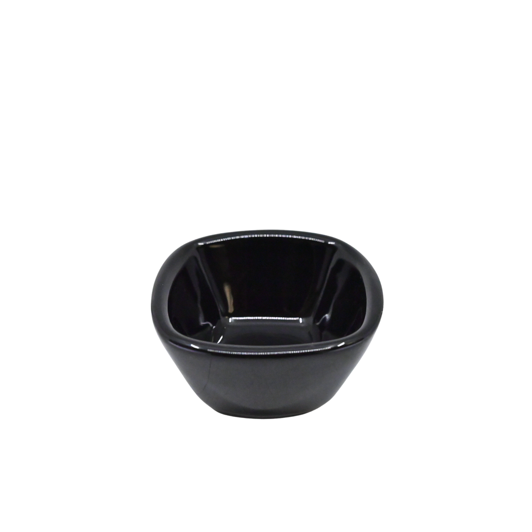 Diversified Ceramics DC359 Black 2 oz Square Ramekin