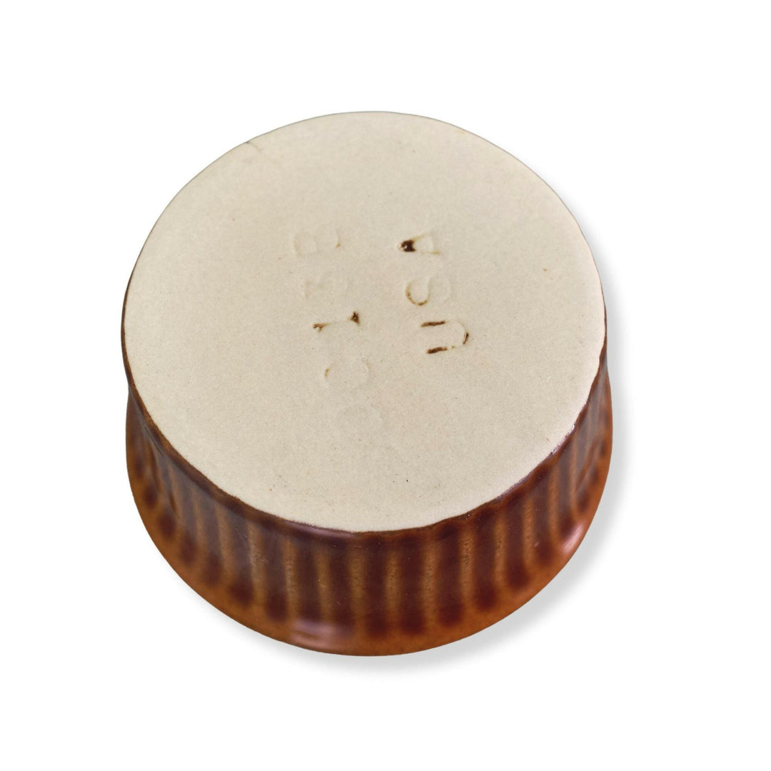 Diversified Ceramics DC13B Laredo Brown 2 oz Fluted Ramekin Diversified Ceramics