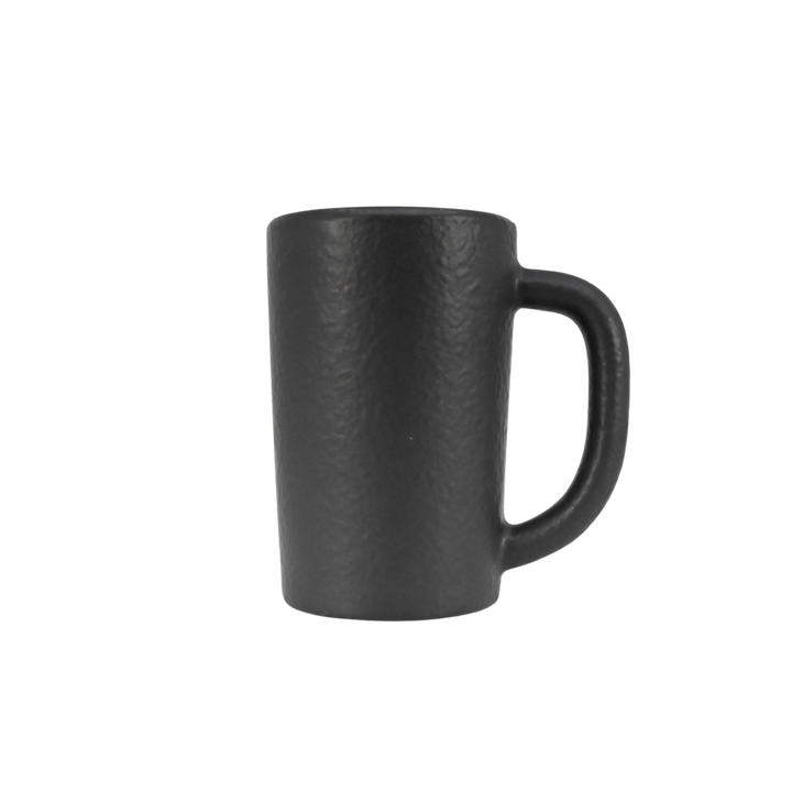 Diversified Ceramics DC116 15 oz Black Iron and Matte Black Cowboy Mug