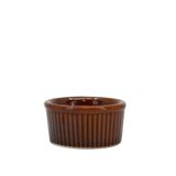 Diversified Ceramics DC834.5 Laredo Brown 4 oz Fluted Ramekin