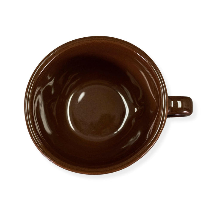 Diversified Ceramics DC139 8 oz Chocolate Brown Barista Cappuccino Cup Diversified Ceramics