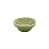 Diversified Ceramics DC537 7 oz Rolled Edge Oval Baker Apple Green