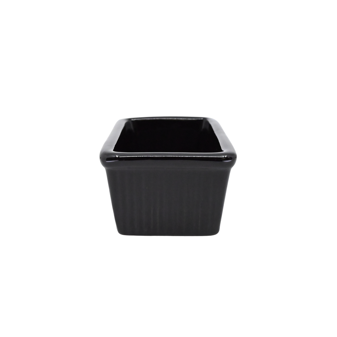 Diversified Ceramics DC20F Fluted Sugar Packet Holder Black