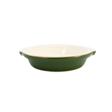 Diversified Ceramics DC612 7 oz Hotel Green and White Au Gratin