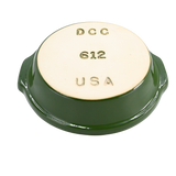 Diversified Ceramics DC612 7 oz Hotel Green and White Au Gratin